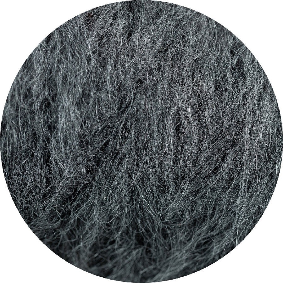 Hand Loom Sweater Detachable Collar (Alpaca) Black