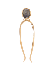 Sharing Hairpin - Labradorite Blue Fire