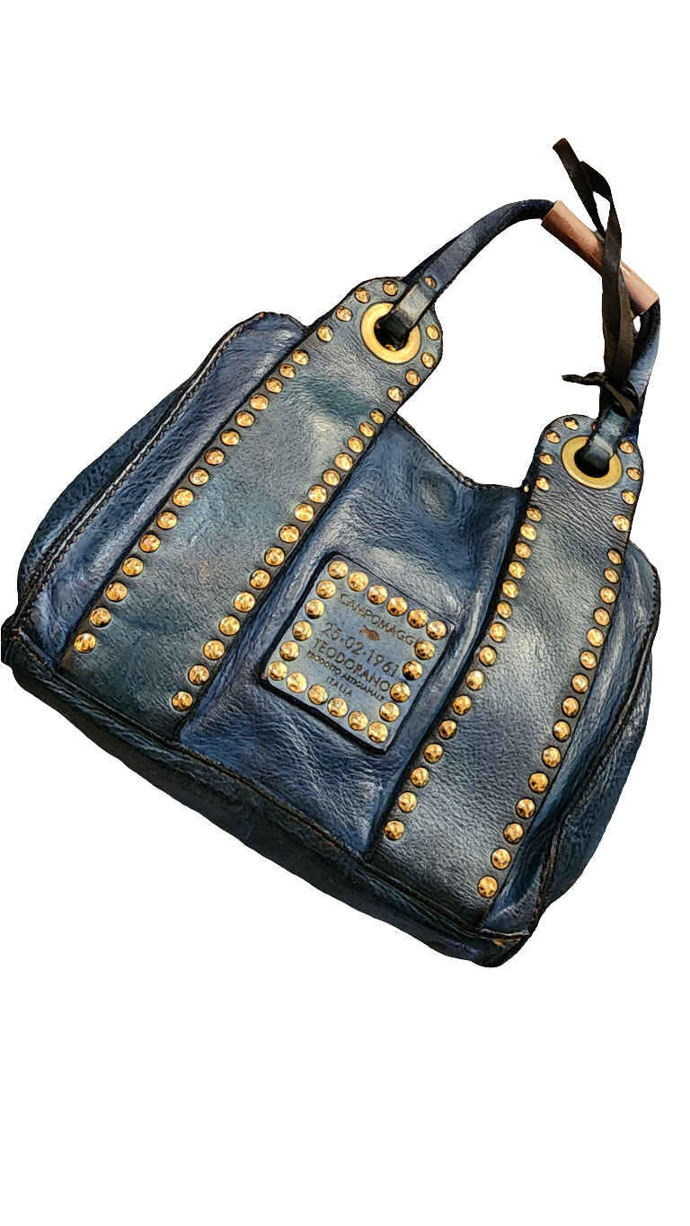 Campomaggi - Bella di Notte bag Saphire blue leather