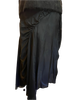 Hourglass Godet Skirt (Silk) Black