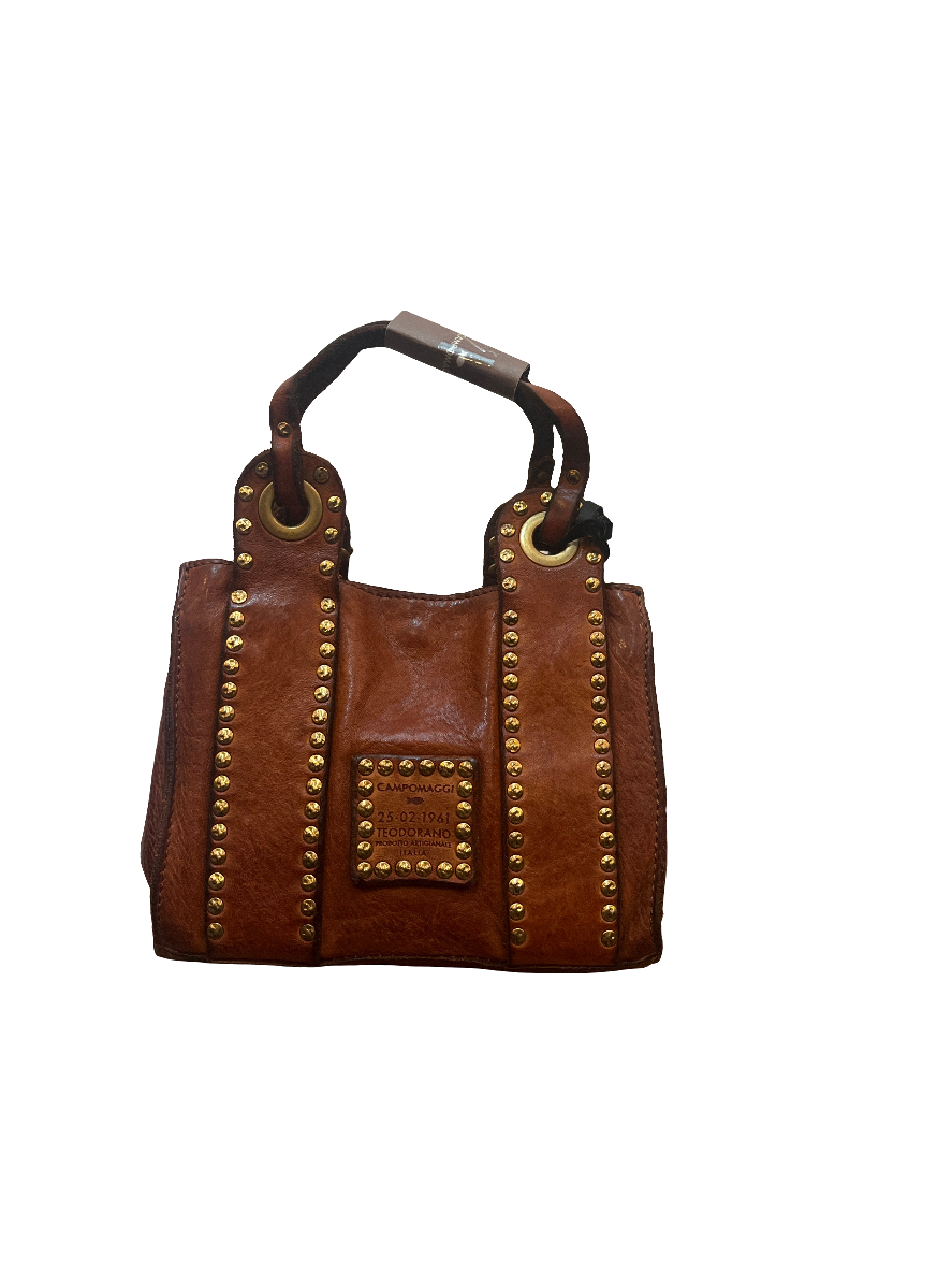 Bella di Notte cross body bag in Cognac leather