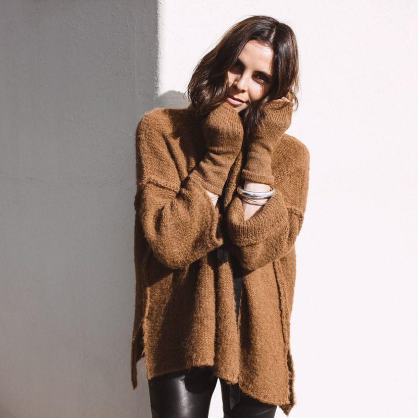 Sloppy Joe Hoodie (Alpaca) - Camel