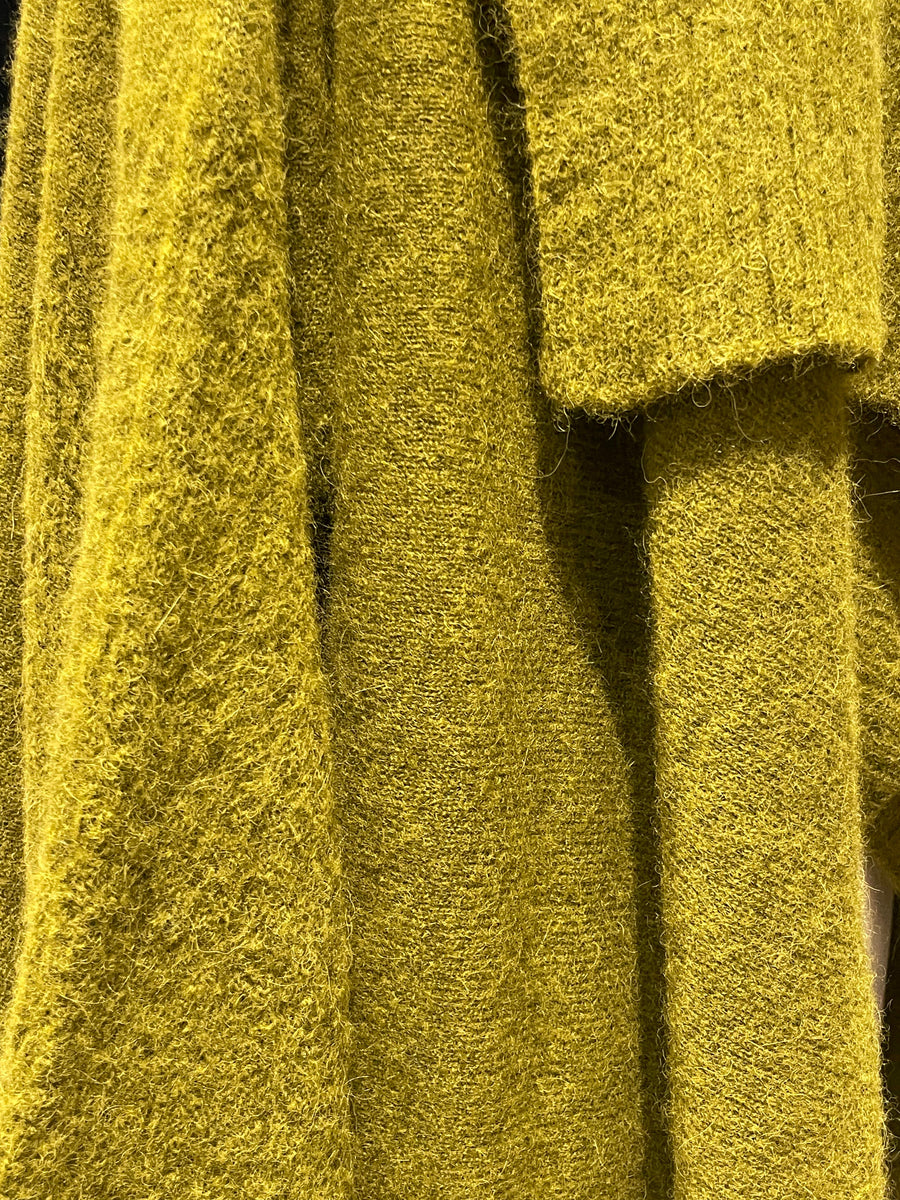 Luxe Light Weight kimono Cardi (Alpaca) - Moss Green