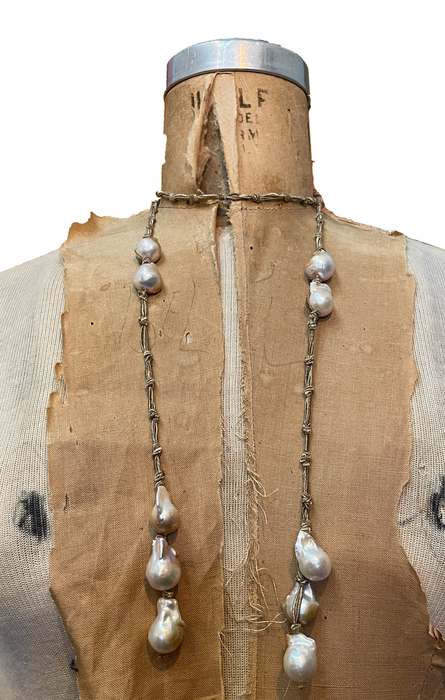 Multi Pearl South Sea Baroque Wrap Necklace