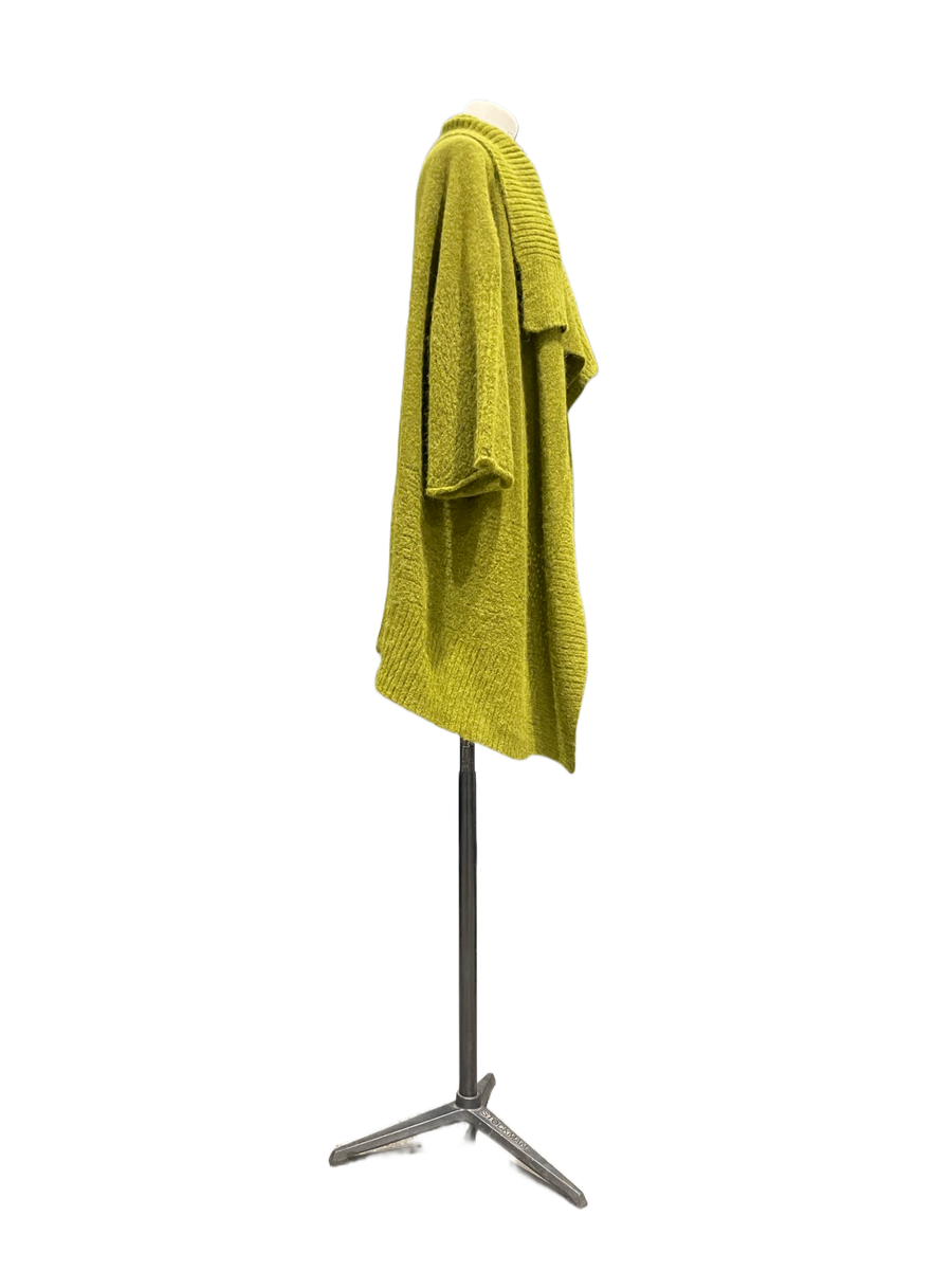 Luxe Light Weight kimono Cardi (Alpaca) - Moss Green