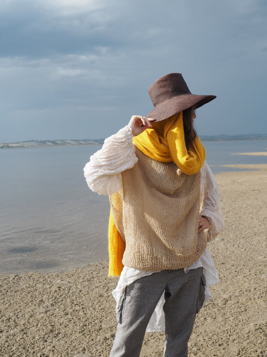 Luxe Light Weight Wrap (Alpaca) Buttercup