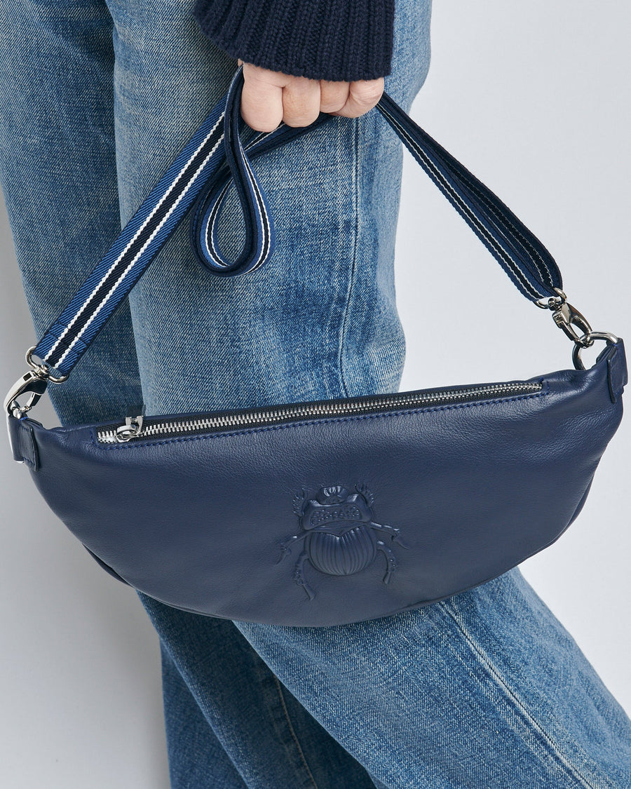 Belt Bag - Scarab motive - Navy