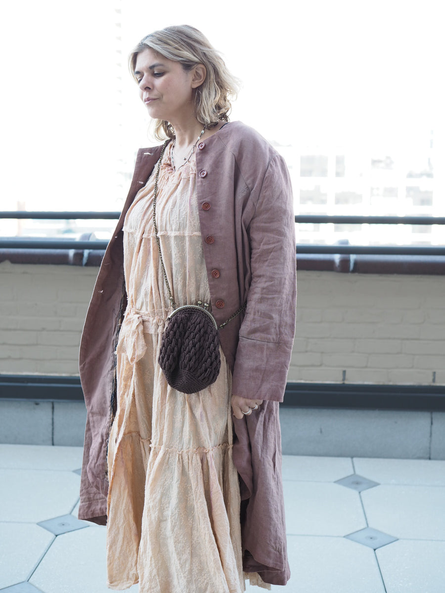 Maxi Riding Coat (Linen) - Hand dyed