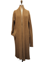 Shawl collar Luxe cardi (Alpaca)- Tan