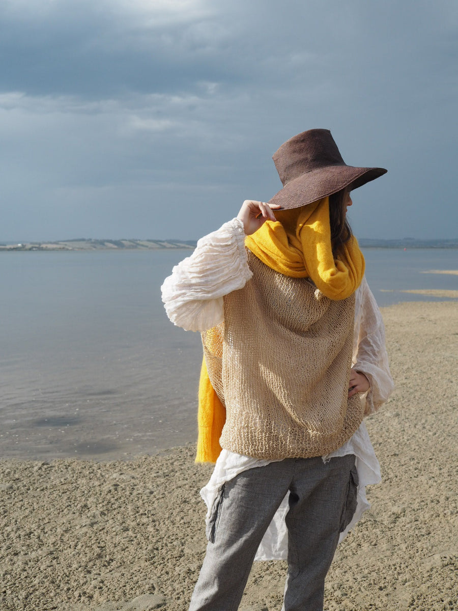 Luxe Light Weight Wrap (Alpaca) Buttercup