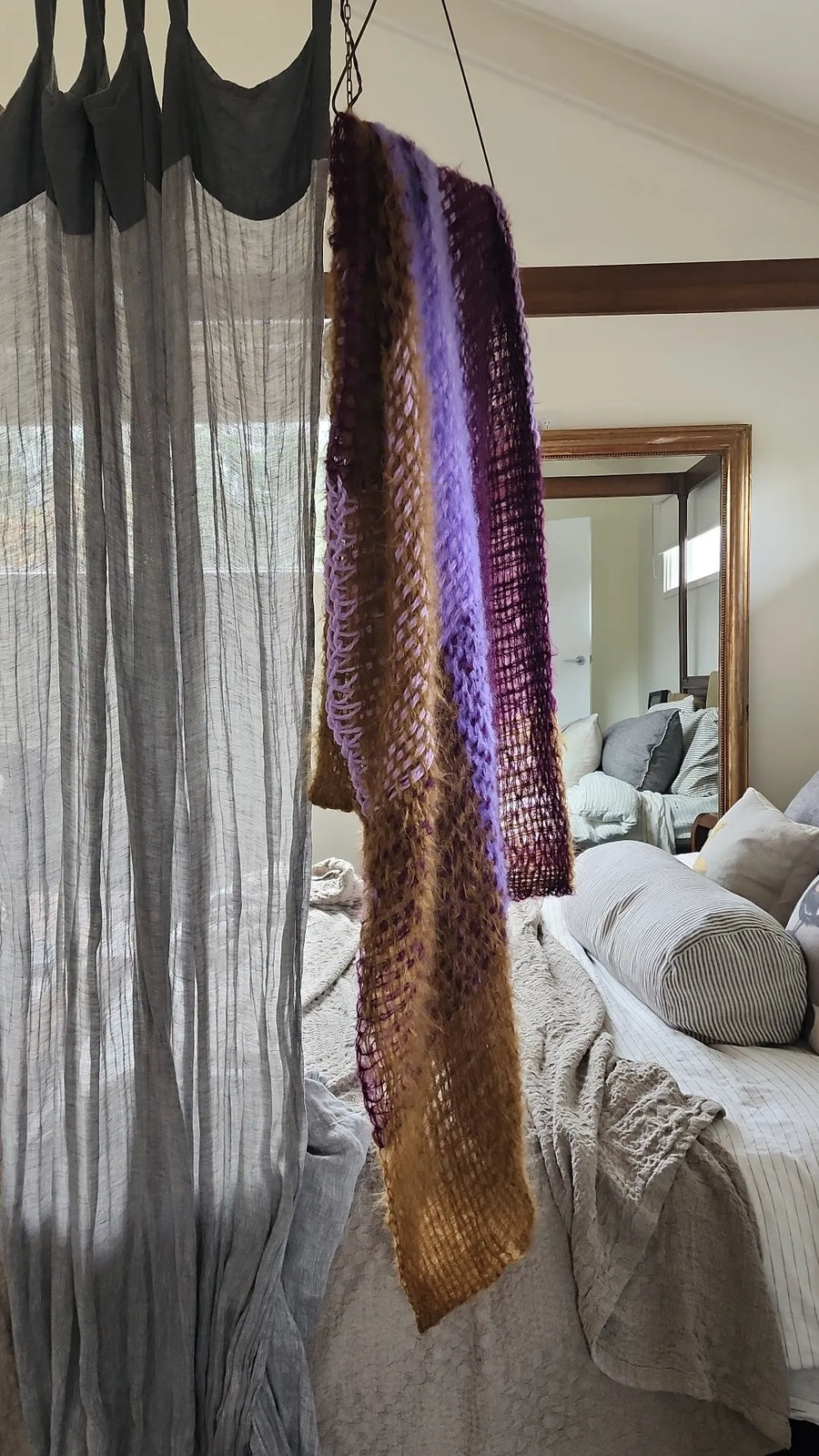 Hand Loom Large Wrap - Alpaca
