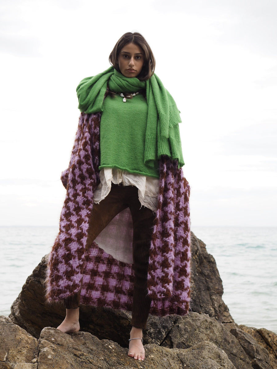 Luxe Light Weight Wrap (Alpaca) Green