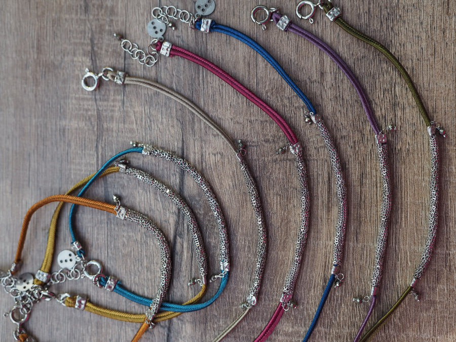 Little Muamara Hand Loom Bracelet (Sterling Silver)