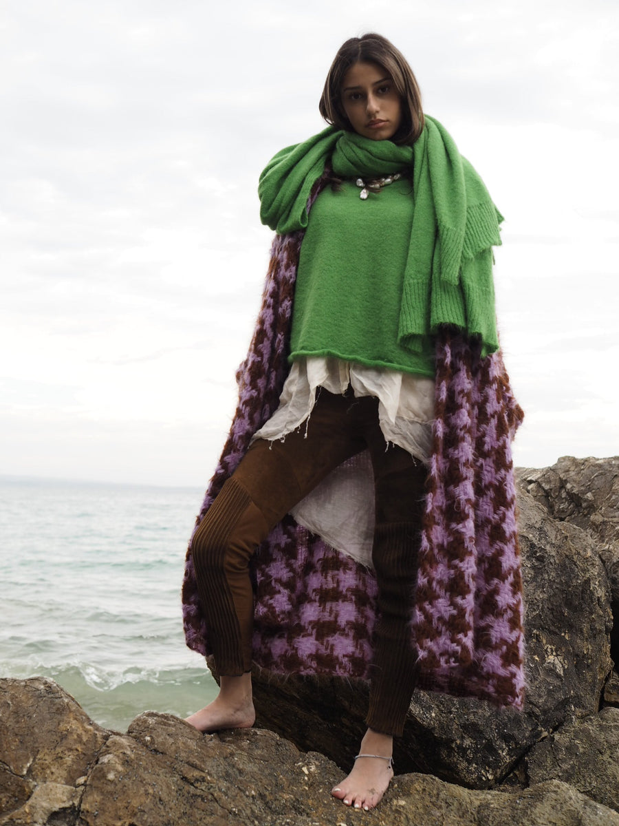 Luxe Light Weight Wrap (Alpaca) Green