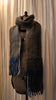 Mantas Ezcaray Twist Frame Scarf (Mohair) - TW 1F Ginger and Blues
