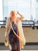Button Through Shirt Dress (Silk Organza) - hand dyed