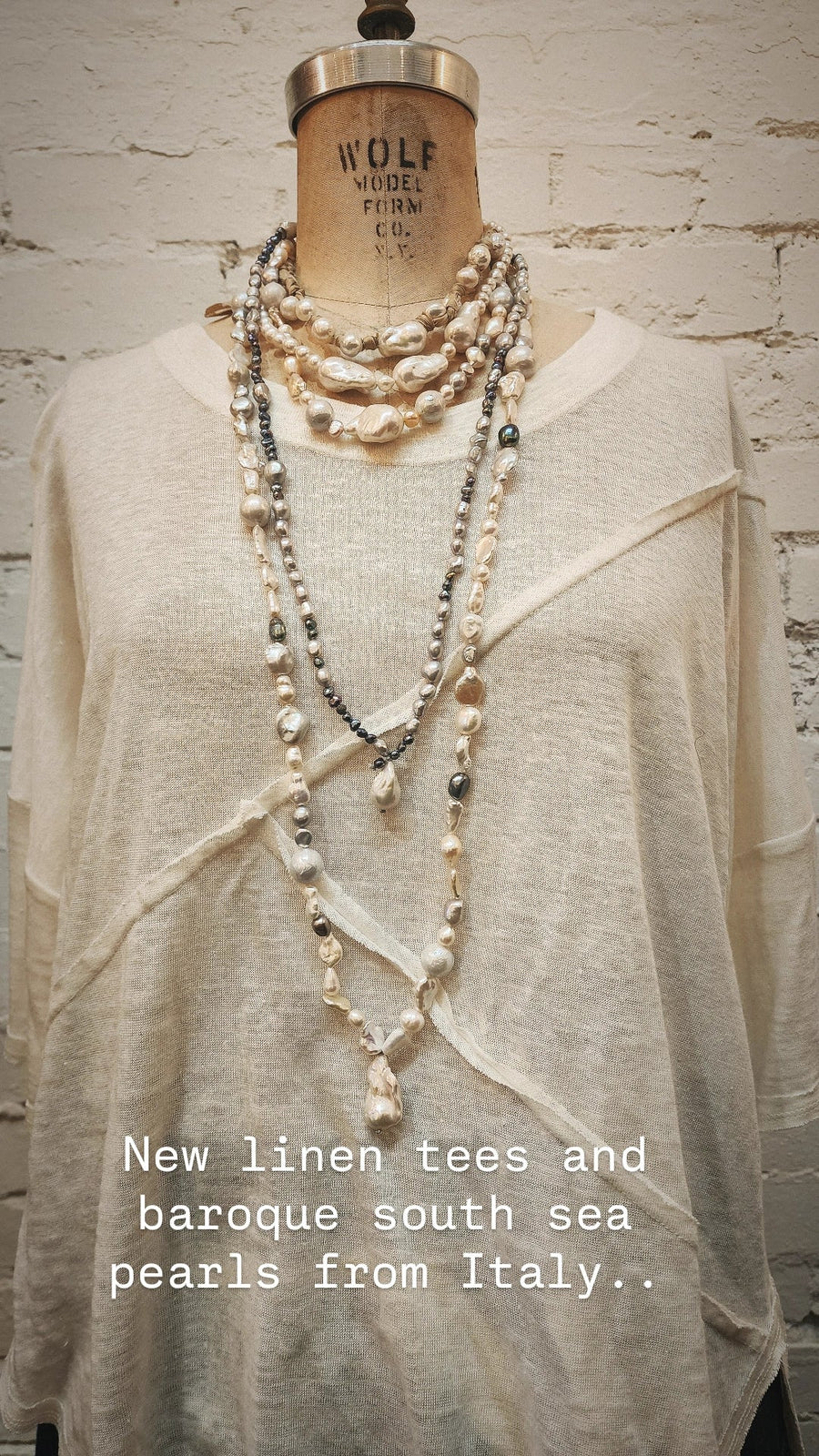 Mela V Savelletri Multi Pearl Necklace