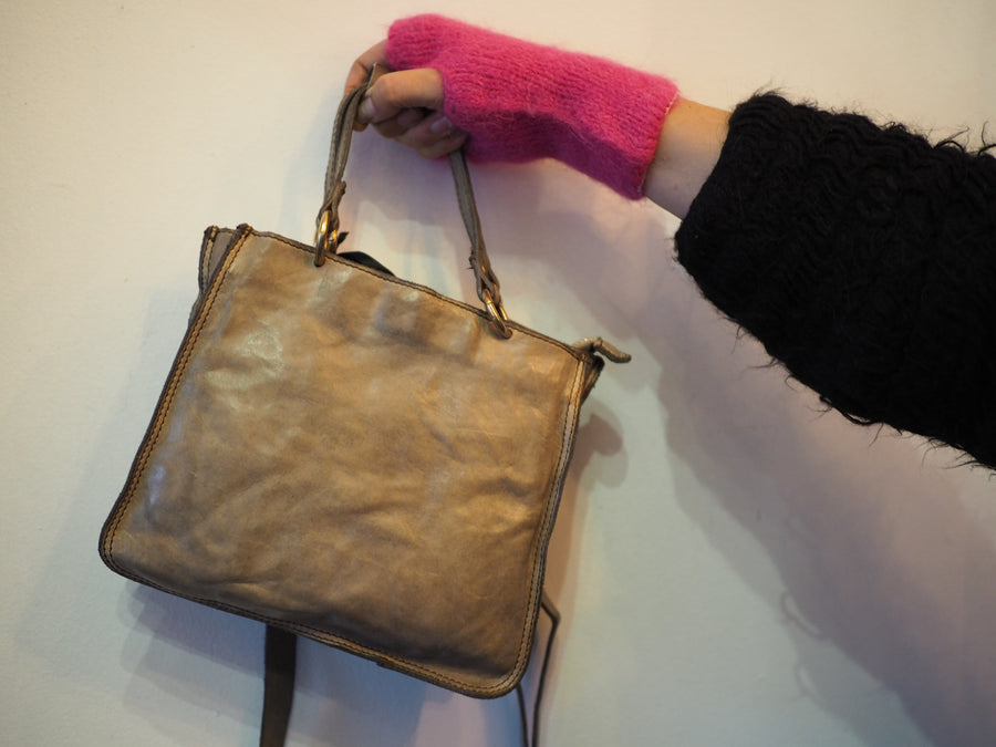 Acero Bag Shopping picolla vachetta - Ice