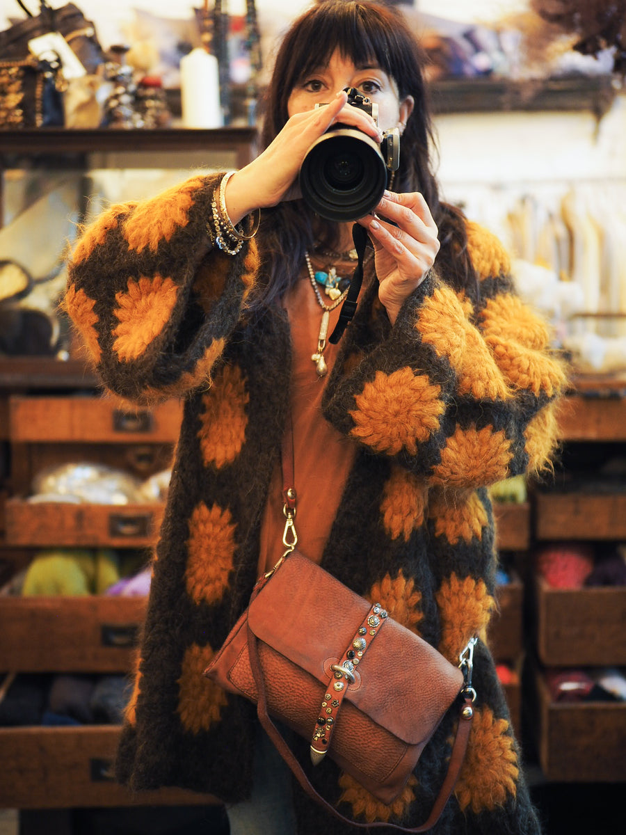 Hand Crochet 3/4 Kimono (Alpaca)