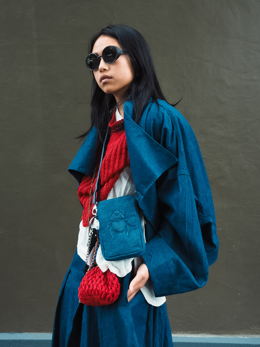 Tailored Bomber Jacket (Denim)