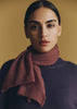 Mini Open Knitted Melange Scarf