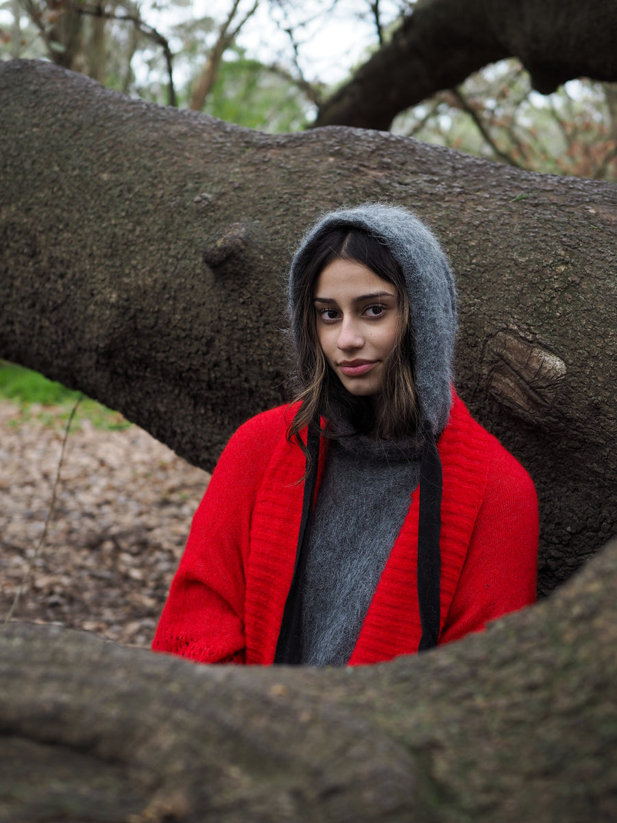 Sloppy Joe Luxe Hoodie (Alpaca) - Charcoal