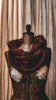 Hand loom snood collar (Alpaca) - Cognac