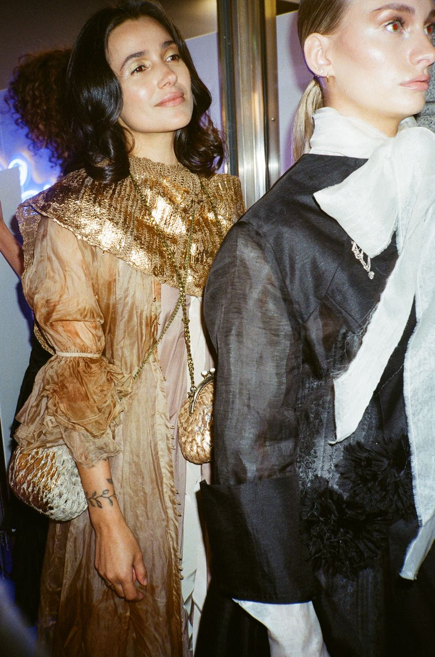 Maxi Riding Coat (Silk Linen) - Black