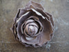 New York Hand Crafted Rose Brooch (Leather) - Pink
