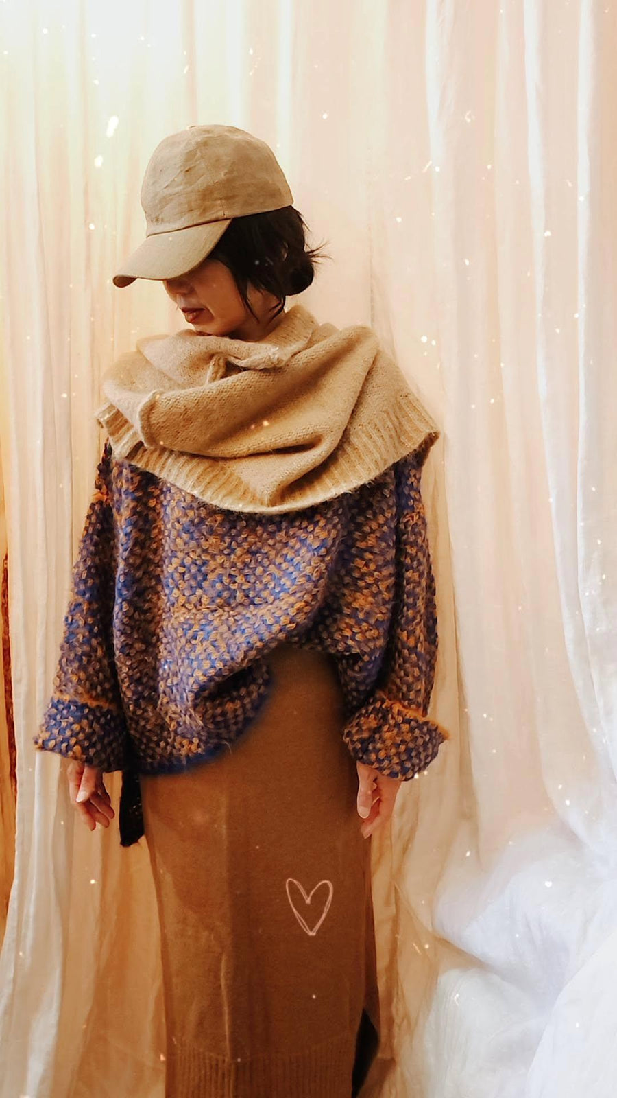 Hand Loom 2 Tone Sweater (Alpaca)