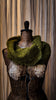 Hand loom snood collar (Alpaca) - Moss Green