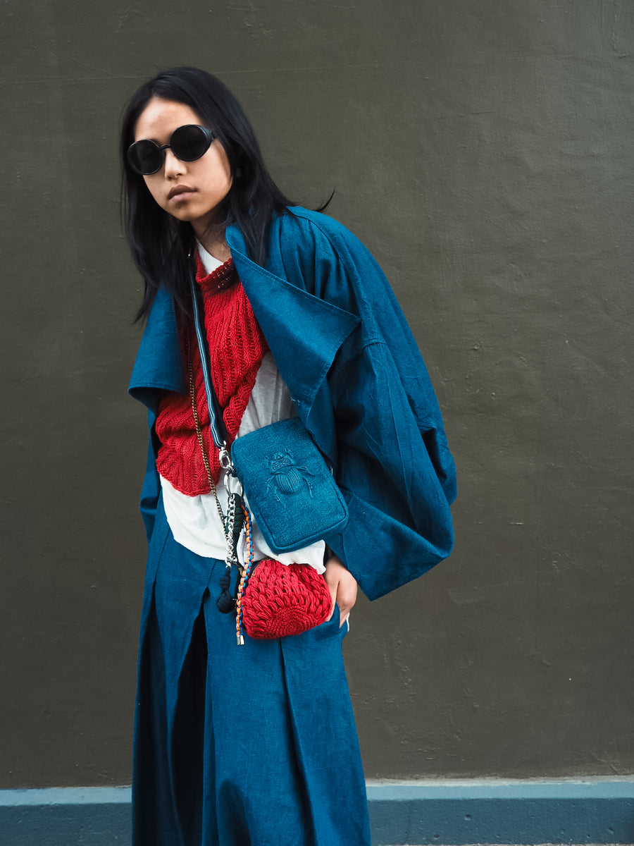 Tailored Bomber Jacket (Denim)