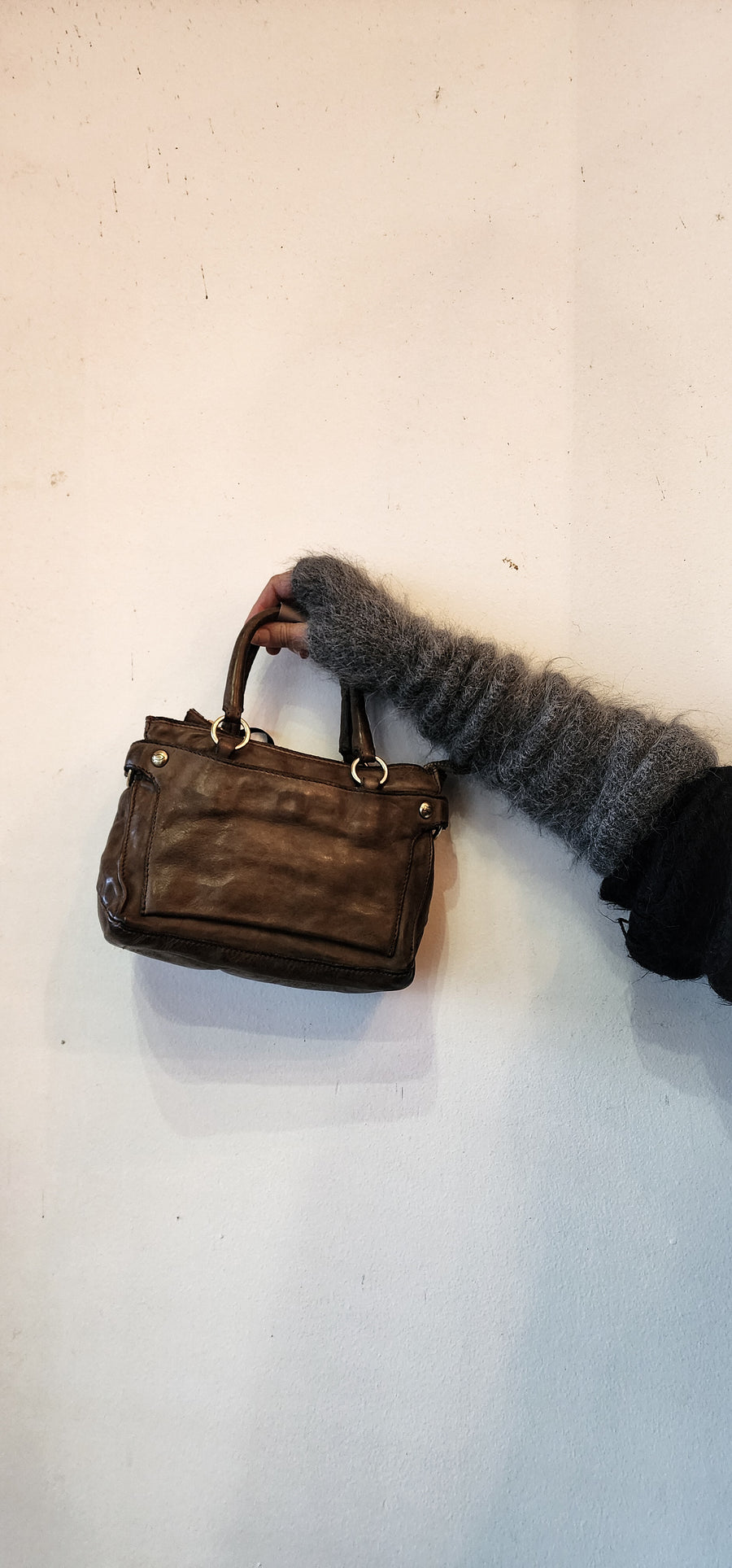 Shopping piccola vacchetta hand bag - Military Green