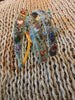 Antonia Rossi Embroidered Silk Bracelet - greens grey