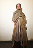 Amano Silk Organza Button Back Duster - Tea Stain