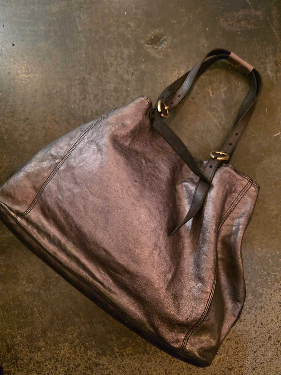 Campomaggi Lidia laminato shoulder bag - Leather