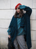 Luxe Light Weight kimono Cardi (Alpaca) - Ocean Green