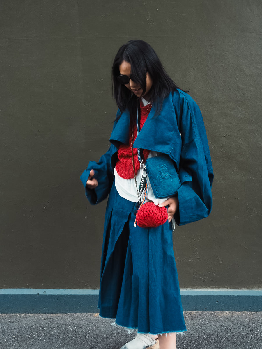 Tailored Bomber Jacket (Denim)