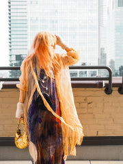 Slip Dress (Silk Velvet) - hand dyed