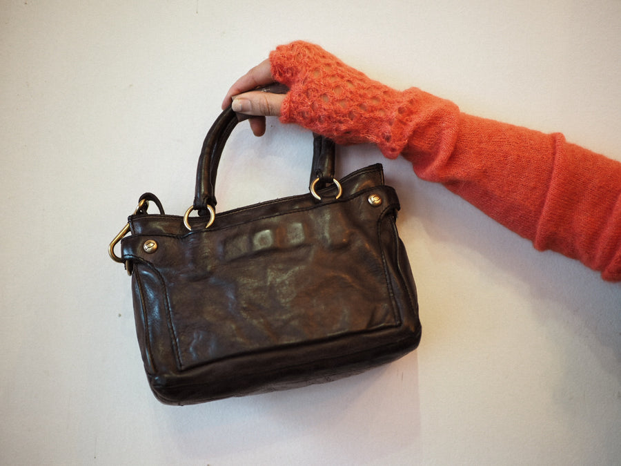 Shopping piccola vacchetta hand bag - Griggio