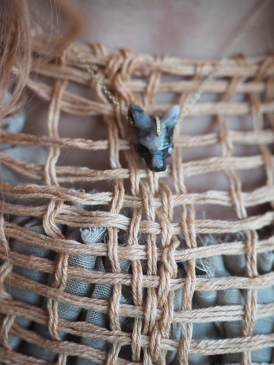 Hand Loom Crop Top (Linen) Hand dyed