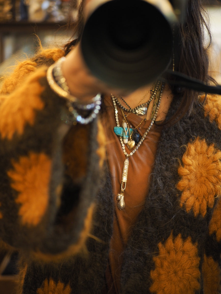 Hand Crochet 3/4 Kimono (Alpaca)