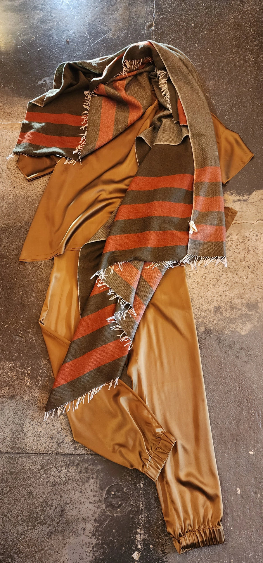 Tee Top (Silk Satin) - Gold