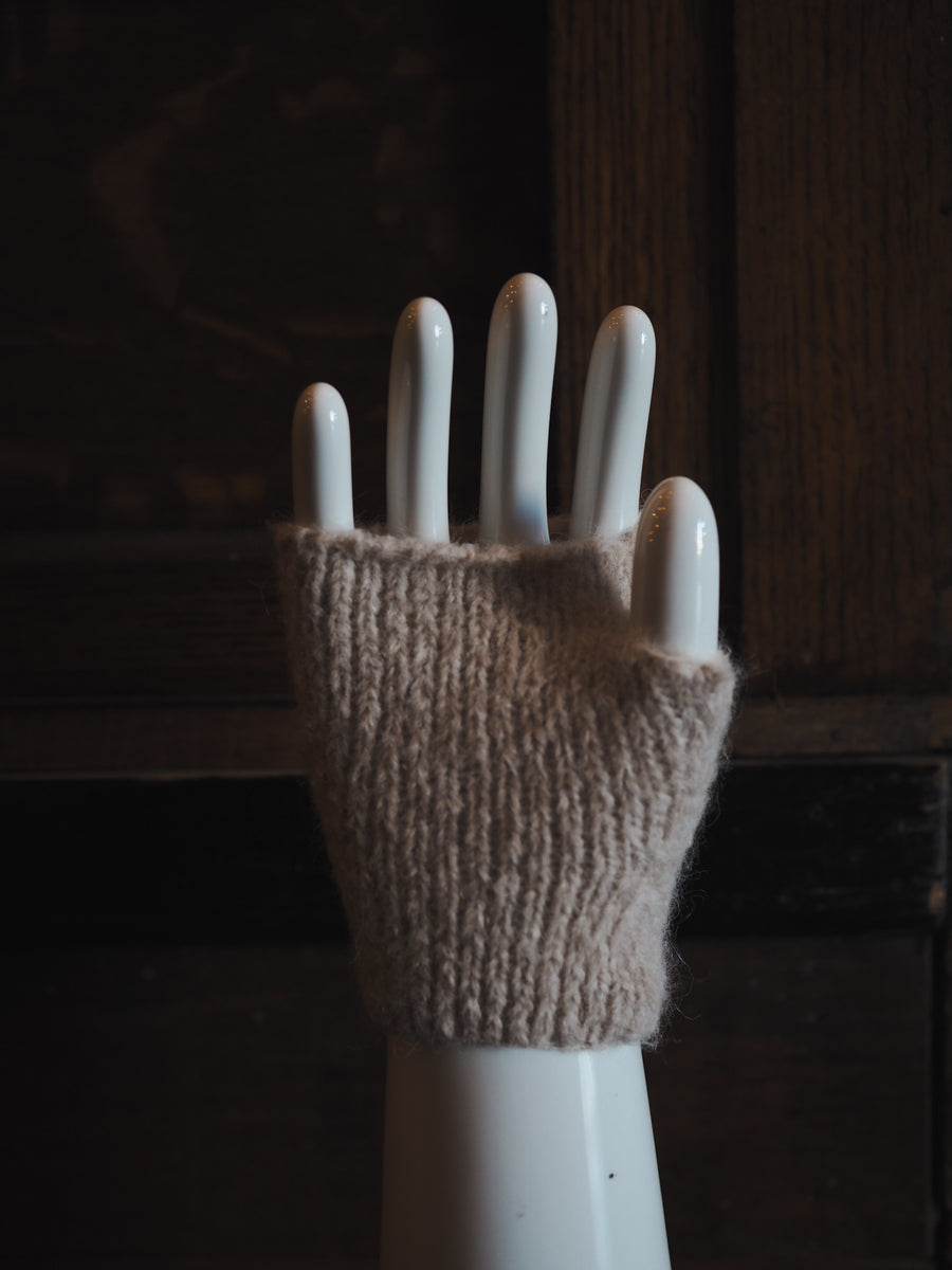 Short Finger-Less Mittens (Alpaca)