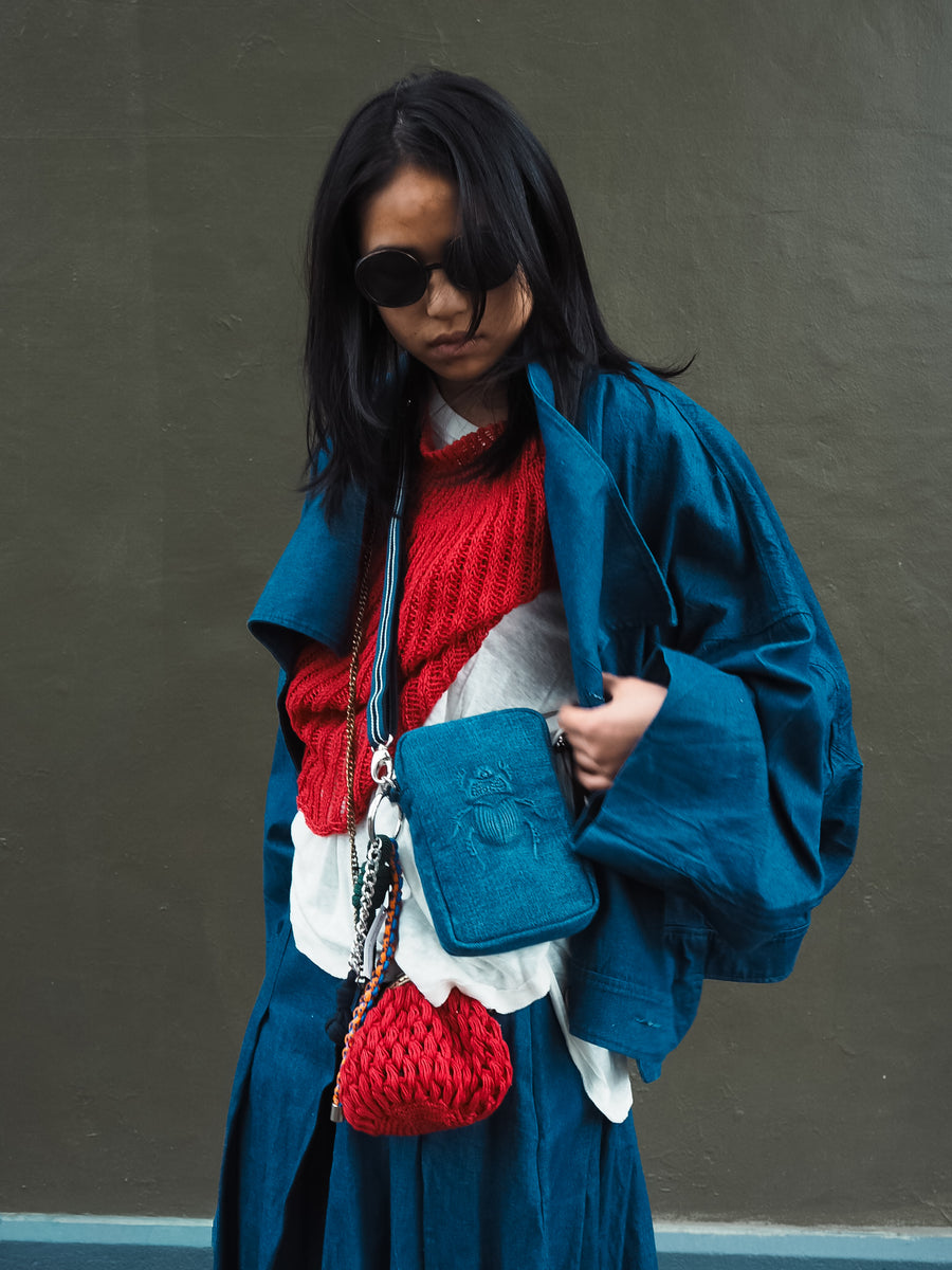 Tailored Bomber Jacket (Denim)