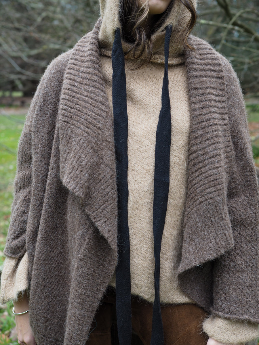 Sloppy Joe Luxe Hoodie (Alpaca) - Camel