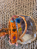 Antonia Rossi Embroidered Silk Bracelet - oranges
