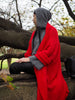Luxe Light Weight kimono Cardi (Alpaca) - Red