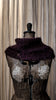 Hand loom snood collar (Alpaca) - Merlot