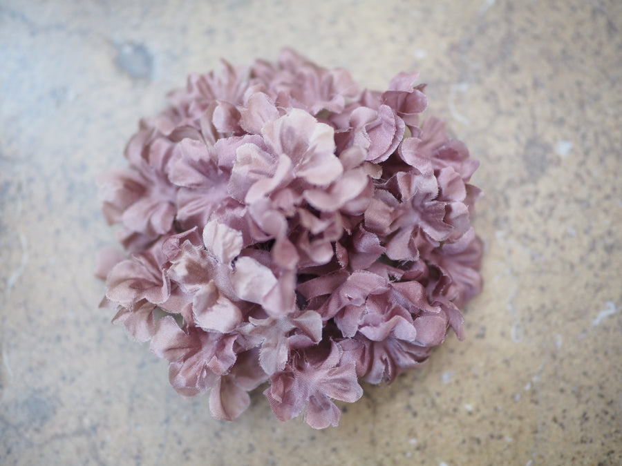 New York Hand Crafted Flower Brooch (Silk) - Hydrangea